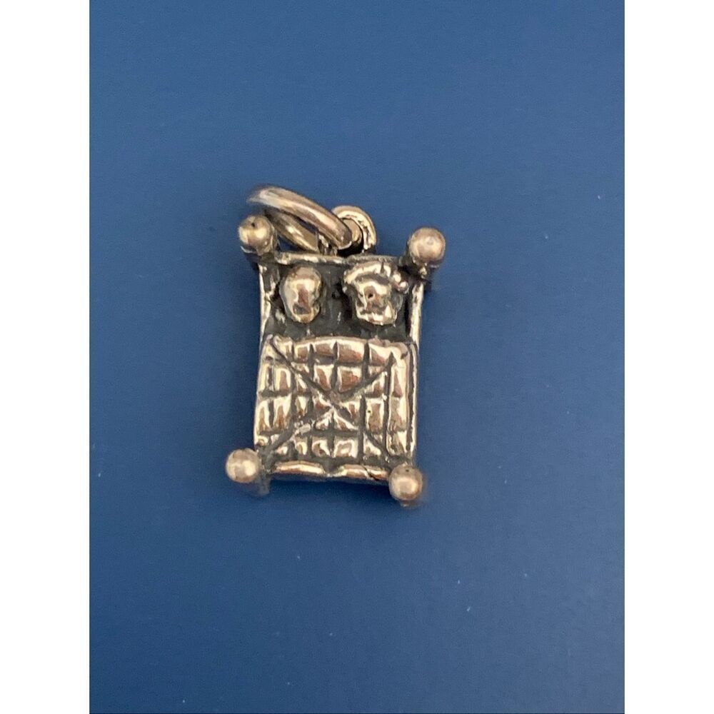 .925 Bed Furniture Sterling Silver Jewelry Charm #household #bed